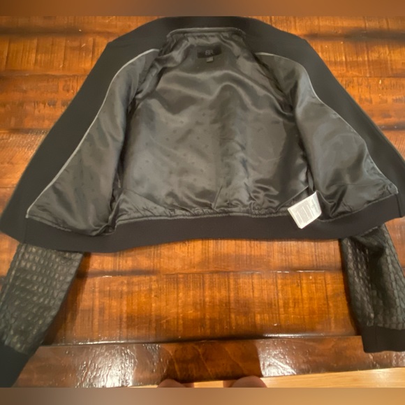 Banana Republic Black Bomber Style Jacket - Picture 4 of 6